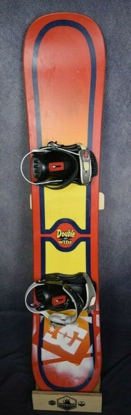Nebu vrede Snazzy K2 DOUBLE WIDE SNOWBOARD SIZE 155 CM WITH DRAKE LARGE BINDINGS |  SidelineSwap