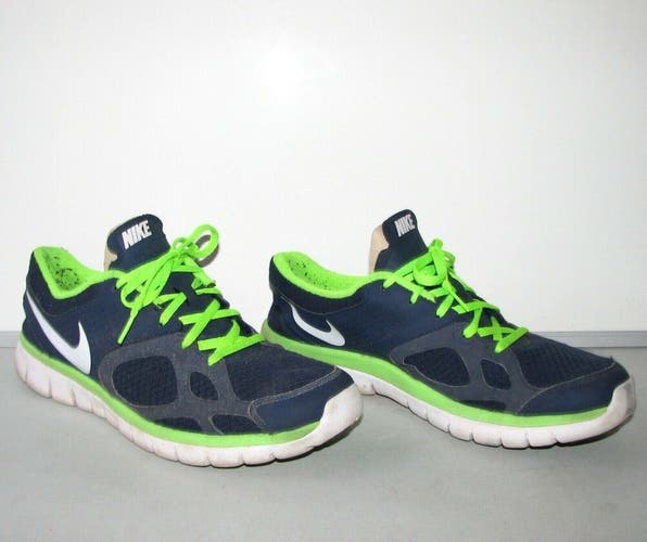 Nike Flex Run 512019-401 Men's Blue Running Training Jogging Shoes ~ Size 10.5
