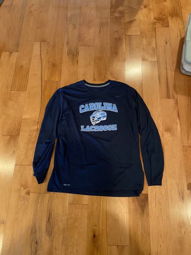 NIKE UNC Lacrosse Team Issued Shirt