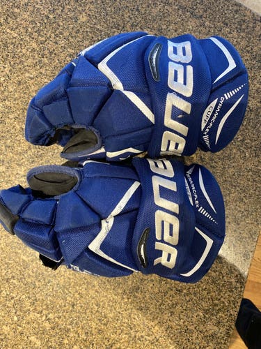 Blue Senior Bauer 15" Vapor X800 Gloves