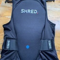 Shred Flexi Back Protector Vest Zip - Size S - Used