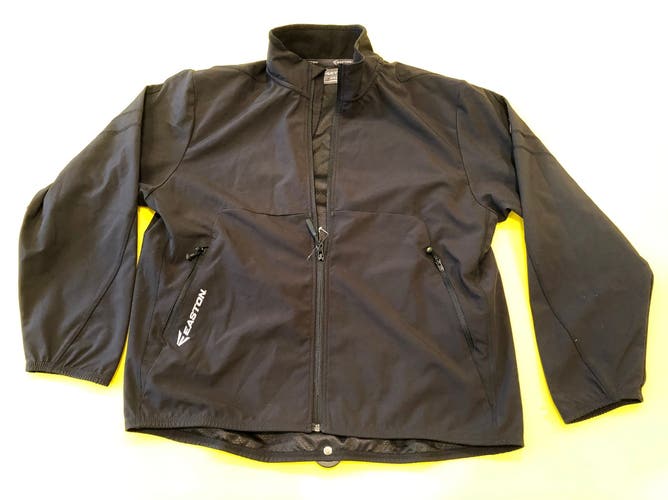 Black New Youth XL Easton Jacket   Warm Up Jacket BLK SIZE XL