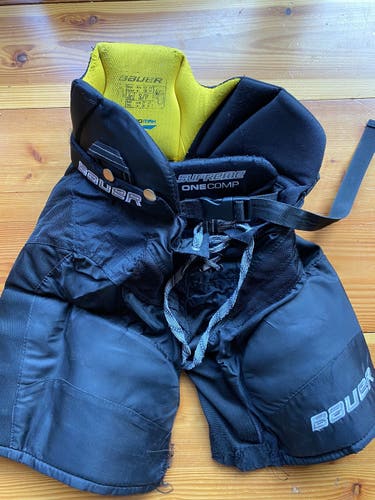 Used Junior Small Bauer Supreme One Comp Hockey Pants