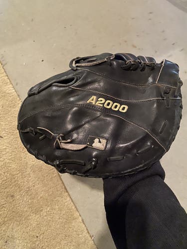 Black Used First Base  A2000 Baseball Glove