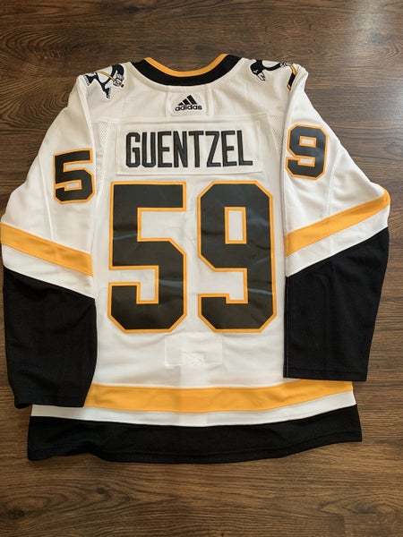 Adidas Jake Guentzel Pittsburgh Penguins Reverse Retro NHL Hockey Jersey 50