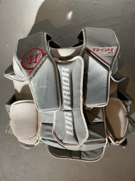 Used Large Warrior Ritual G4 Goalie Chest Protector