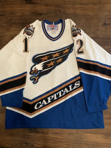 CCM Washington Capitals Peter Bondra Screaming Eagle NHL Hockey Jersey White XL