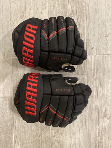 Black Senior Warrior 13"  Alpha Pro Gloves