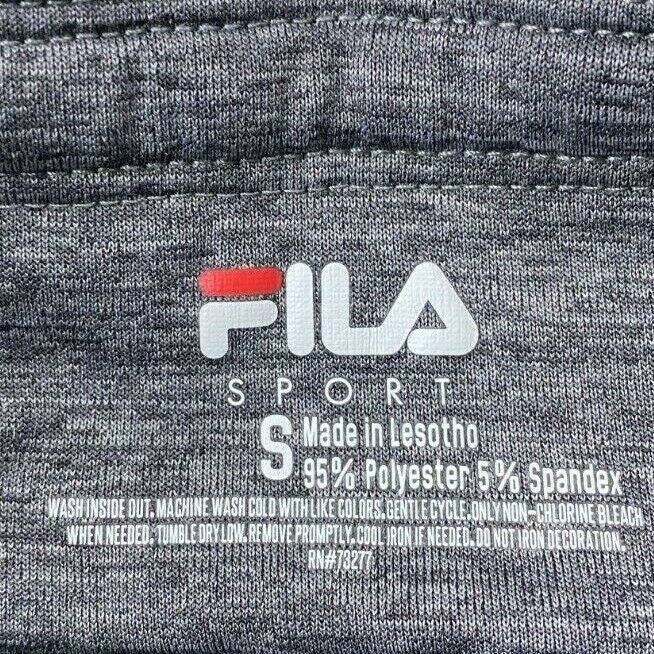 Fila Heavy Fleece Leggings Gray Women's Small w/ elastic waist