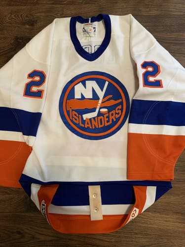 Rare 80’s Mike Bossy New York Islanders Authentic Cosby CCM NHL Hockey Jersey M