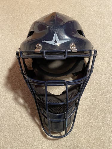 Used All Star Adult sized catchers helmet