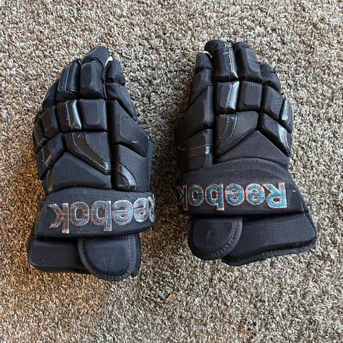 Black Senior Reebok 14" Pro Stock 10K Gloves