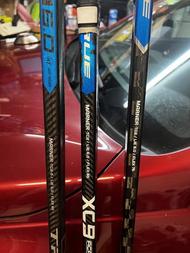 Used Senior True Right Handed 3 Pack includesProject X Hockey Stick Toe Pattern