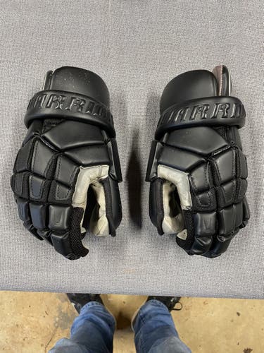 Black Used Warrior 10" Nemesis Pro Goalie Gloves