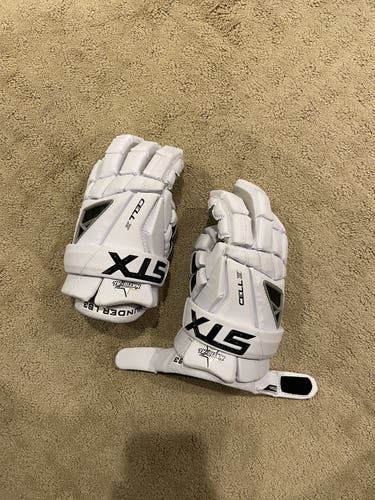 Stx Cell 4 Lacrosse Gloves Custom Thunder LB3 National
