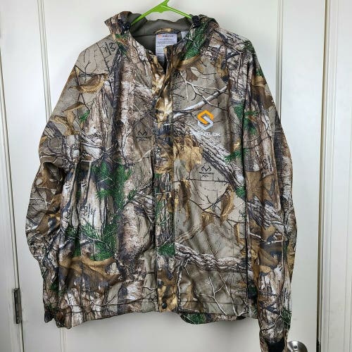 ScentLok Men's Realtree Xtra Camo Hooded Hunting Jacket Mid-Weight Size: L