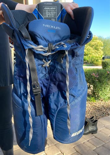 Blue Senior XL Bauer Nexus 600 Hockey Pants