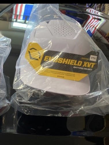 EvoShield XVT batting helmet NEW white YTH