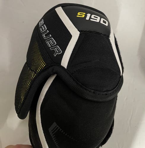 Used Bauer Supreme S190 Adult Medium Ice Hockey Elbow Pads