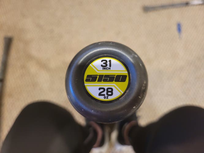 Used High School/College BBCOR Certified 2017 Rawlings Alloy 5150 Bat (-3) 28 oz 31"