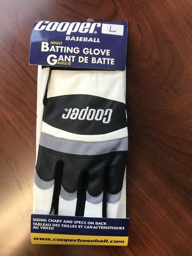 New Cooper Batting Gloves-Large
