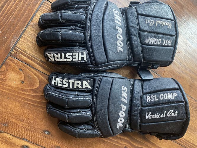 Black Youth Unisex Used Hestra Size 7