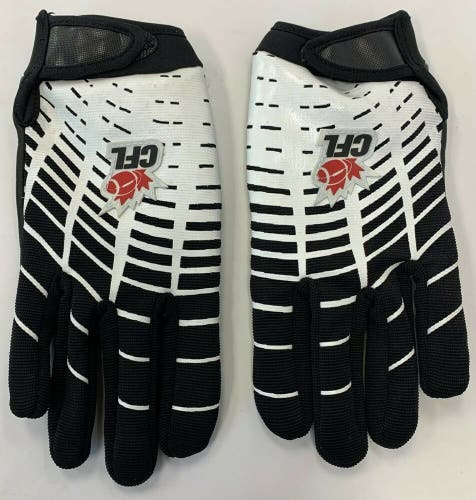 New pair Reebok Pro Model football receiver gloves medium CFL washable leather