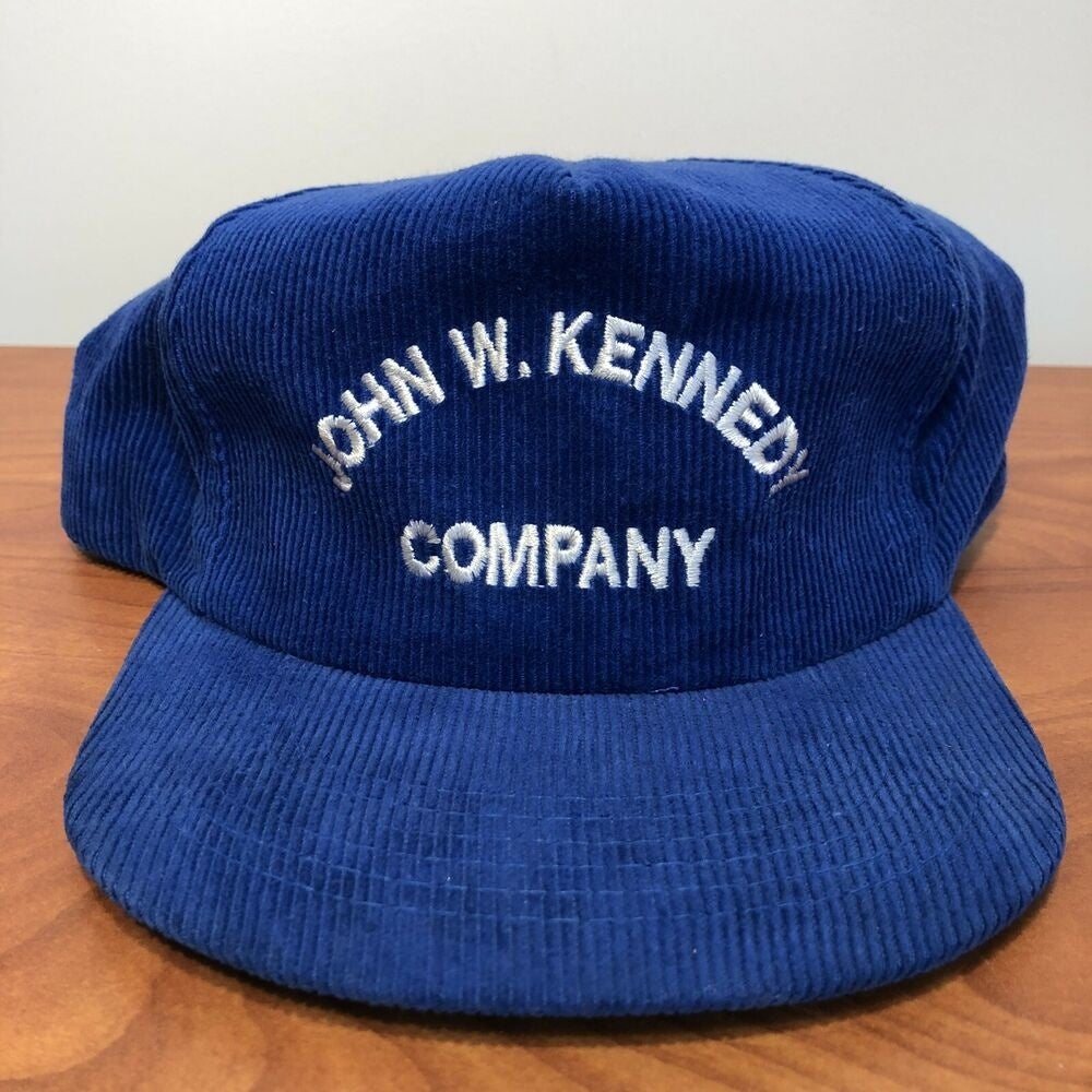 John Kennedy Corduroy Hat Baseball Cap 