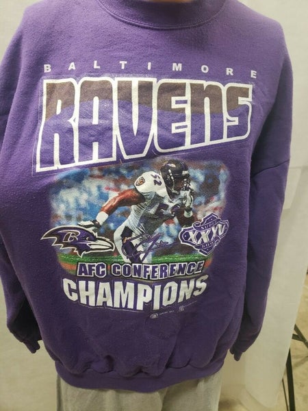 2001 Ray Lewis Baltimore Ravens Super Bowl Champs Tultex NFL T