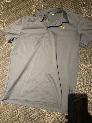 Gray Adult Men's Used Large Puma Shirt