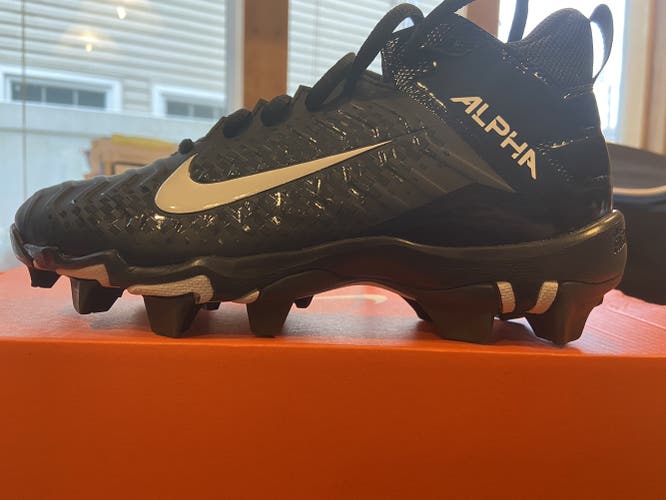 Black Youth Molded Cleats High Top