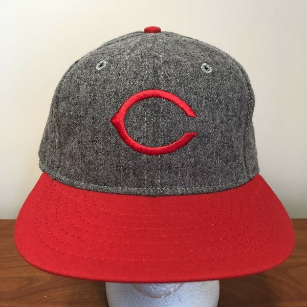 Vintage Cincinnati Reds New Era Pro Model Wool Snapback Hat MLB Made USA  Size 7