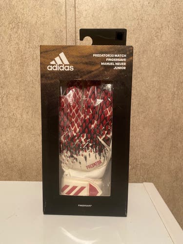 Adidas Predator 20 Match FINGERSAVE JR M NEUER Soccer Goalkeeper Gloves FR8373