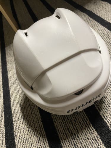 White Bauer Helmet