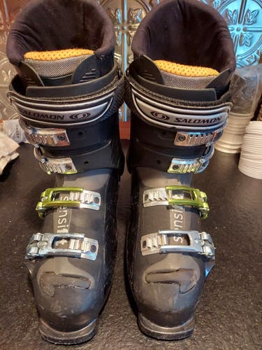 Used Salomon Men’s XWave Flex 90 Carbon Link Sensifit Ski Boots — Size US 9/9.5