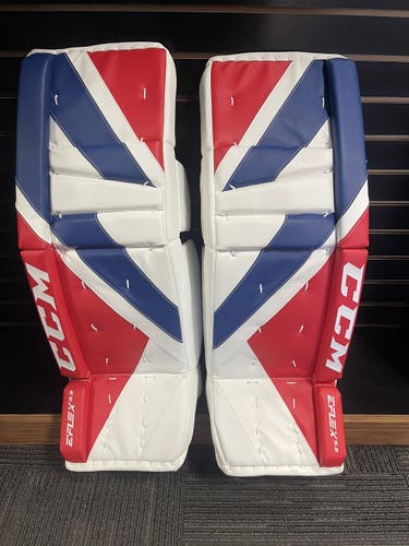 CCM EFLEX 5.5 Goalie Leg Pads 34+1