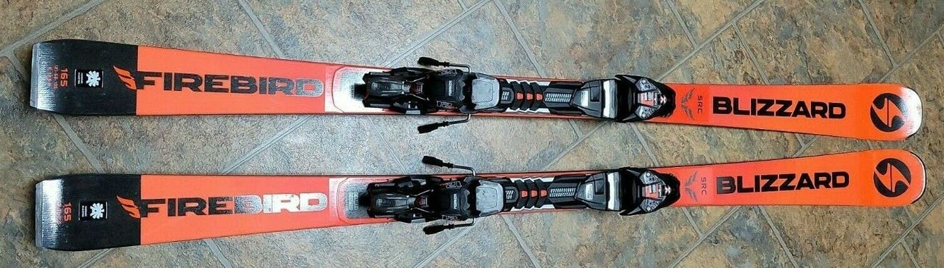 Blizzard Firebird SRC Carving Slalom Skis 165 cm w/Marker XCell12 bindings
