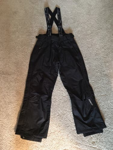 Black Unisex Size 12 Karbon Ski Pants