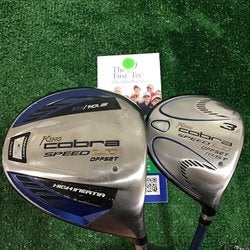 King Cobra Speed LD Offset Fairway Woods Set Driver & 3w Regular Graphite Shafts