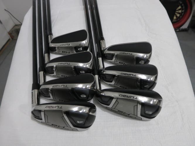 Cleveland Launcher HB Turbo Iron Set - 4-PW - Regular Flex Graphite - NEAR MINT
