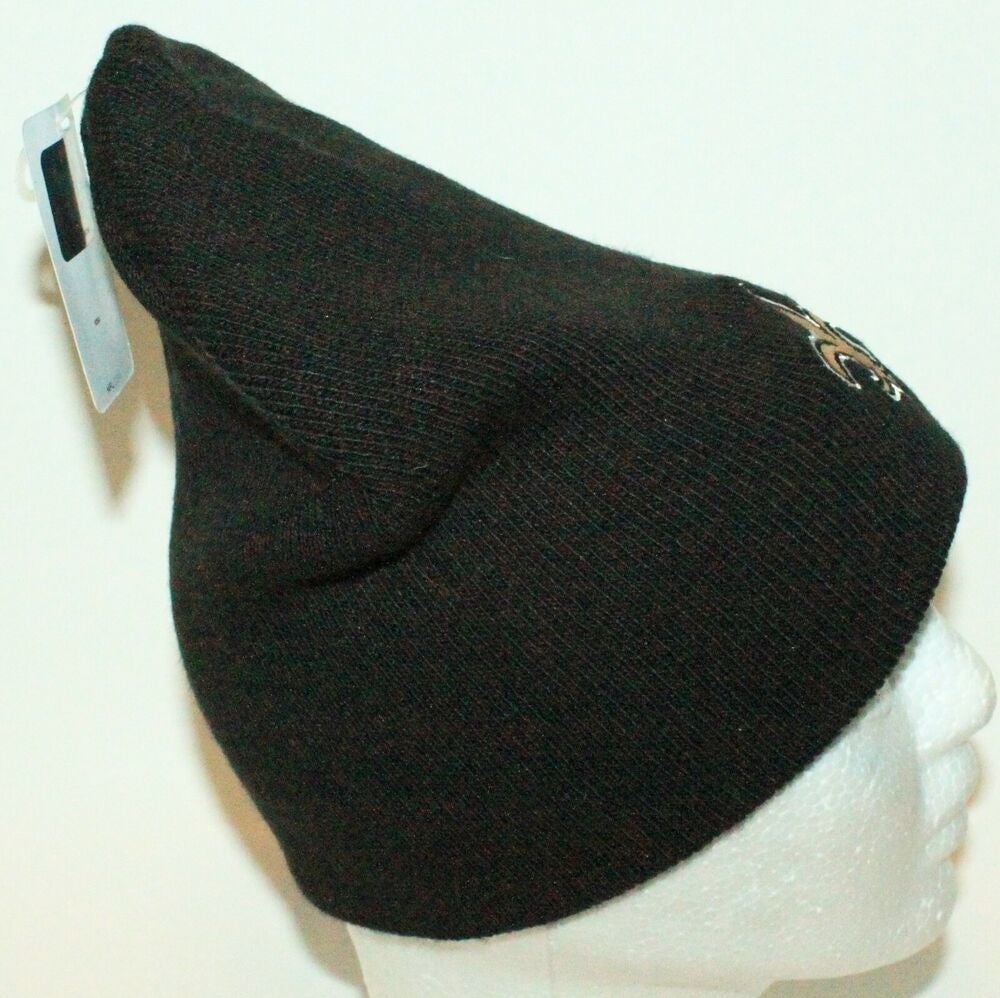 : Reebok New Orlean Saints Black Skull Cap - NFL Cuffless Beanie  Knit Hat : Sports & Outdoors