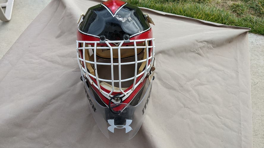 Red Used Large Helmet