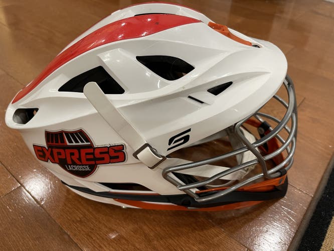 White Used Adult Player's Cascade S Helmet