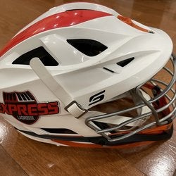 White Used Adult Player's Cascade S Helmet