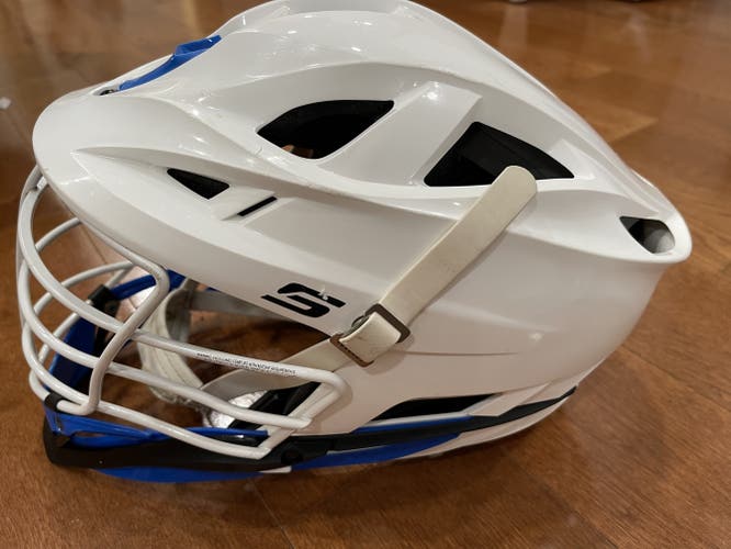 White Used Adult Player's Cascade S Helmet