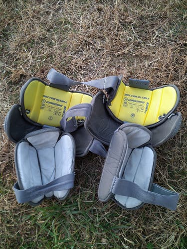 Used Warrior goalie knee pads