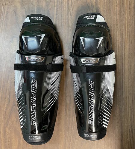 14" Bauer Ignite Pro Shin Pads