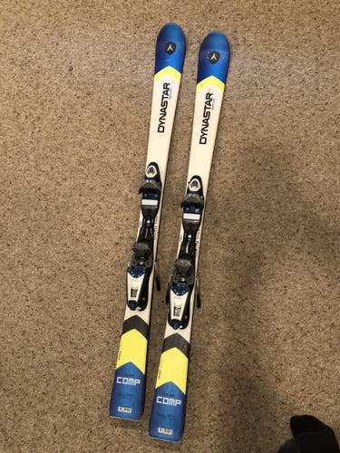 Used Dynastar Racing Team Comp “combi” race skis (130 cms) Skis With Bindings