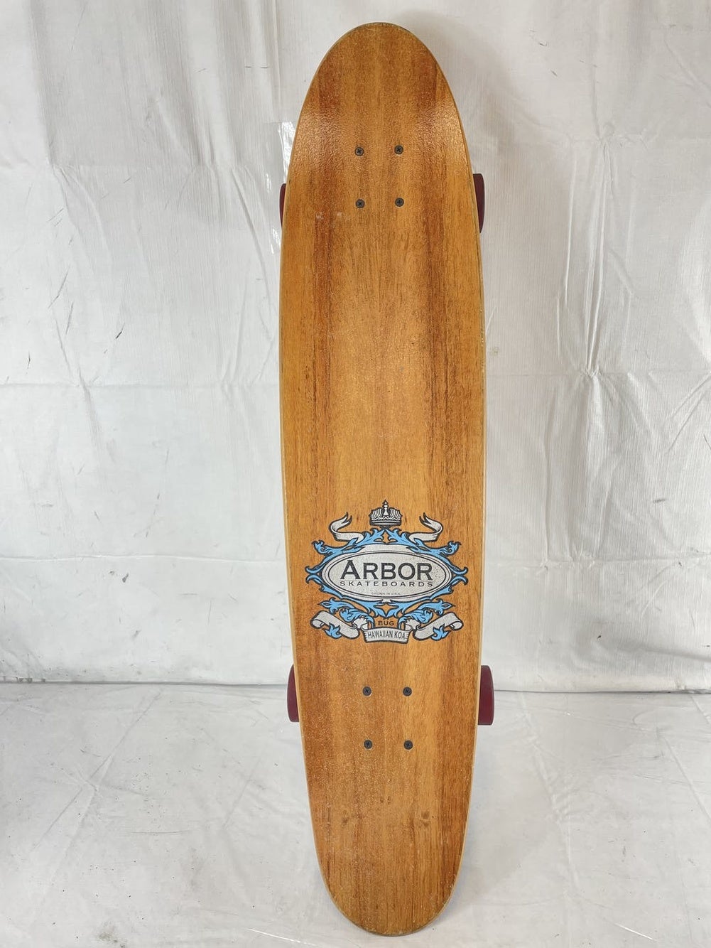 スケートボード Arbor skateboards bug hawaiian koa Arbor Bug Koa Longboard Skateboard - Red