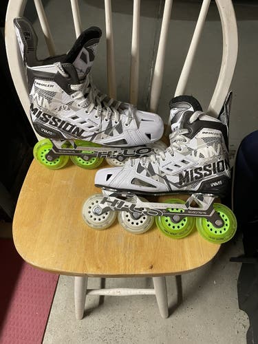 Senior Mission Wide Width Size 7.5 INHALER WM03 Inline Skates